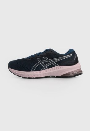 Tenis Training Azul-Negro-Rosa asics