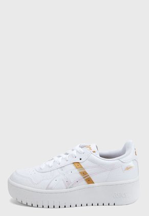 Tenis Lifestyle Blanco-Dorado asics Japan S