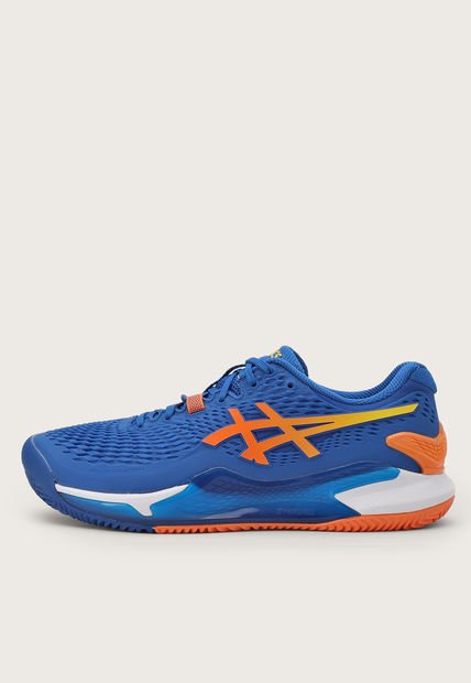 Tenis para Tennis Azul-Naranja asics Gel-Resolution 9 Clay