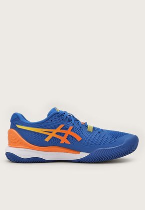 Tenis para Tennis Azul-Naranja asics Gel-Resolution 9 Clay