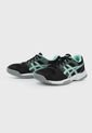 Tenis Running Negro-Verde Menta-Blanco asics GEL - Rebound de Asics