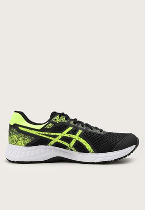 Tenis Running Negro-Amarillo Neón asics Raiden 3