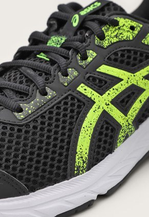 Tenis Running Negro-Amarillo Neón asics Raiden 3