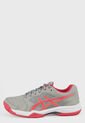 Tenis para Tennis Gris-Coral-Blanco asics Gel-Dedicate 6 Clay de Asics