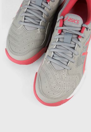 Tenis para Tennis Gris-Coral-Blanco asics Gel-Dedicate 6 Clay