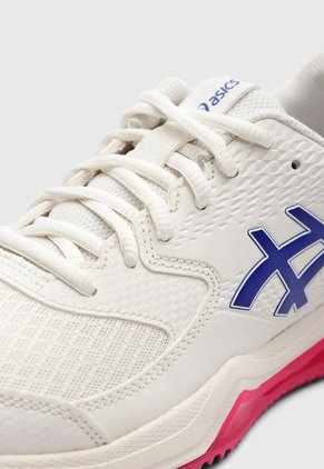 Tenis asics Gel - Dedicate 8 Clay Marfil