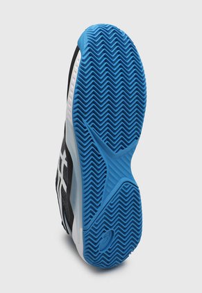 Tenis para Tennis Negro-Blanco-Azul asics Gel-Challenger 13 Clay
