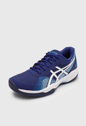 Tenis para Tennis Azul Índigo-Blanco-Celeste asics Gel-Game 8