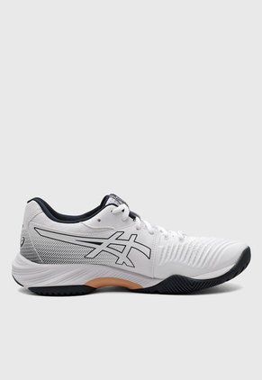 Tenis Volleyball Blanco-Cobre-Azul asics Netburner Ballistic FF 3