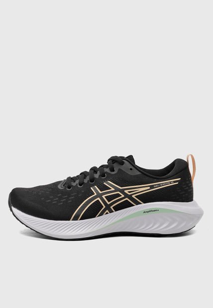 Tenis Running Negro-Naranja Pastel asics GEL-Excite 10