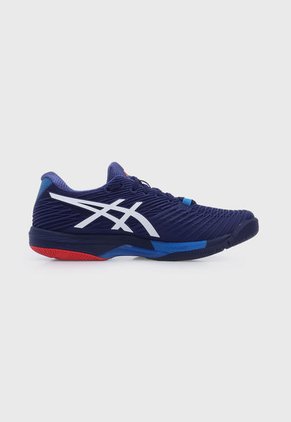 Tenis para Tennis Azul-Blanco-Rojo asics Solution Speed FF 2