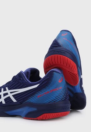 Tenis para Tennis Azul-Blanco-Rojo asics Solution Speed FF 2