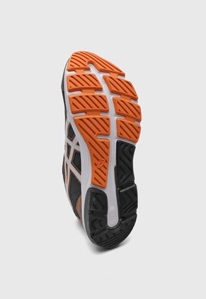 Tenis Running Gris-Blanco-Naranja asics GEL-Shogun 5