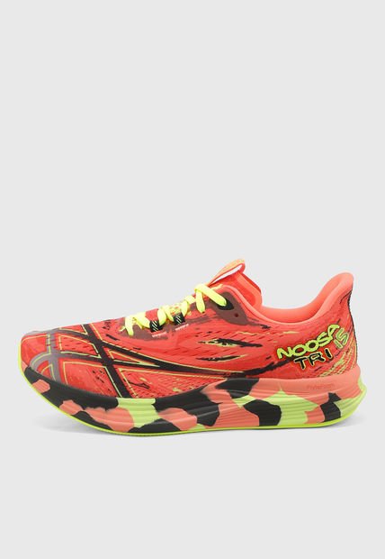 Tenis Running Naranja-Amarillo Neón-Negro asics Noosa Tri 15