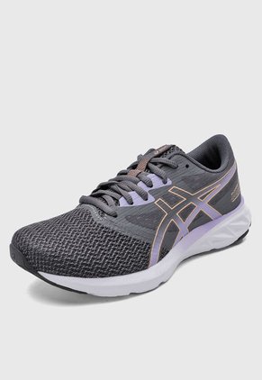 Tenis Running Gris-Lila-Nude asics Fuzeblast SE