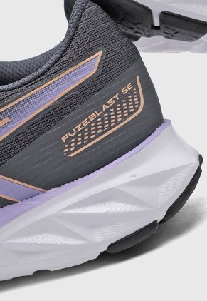 Tenis Running Gris-Lila-Nude asics Fuzeblast SE