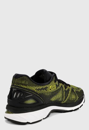 Tenis Running Negro-Amarillo-Blanco asics Gel Nimbus 20