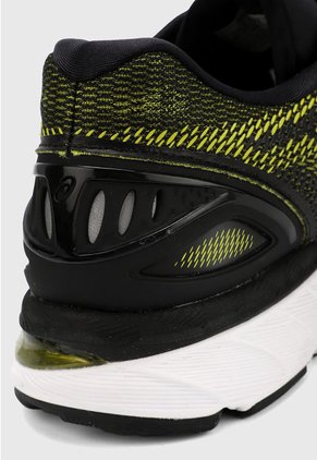 Tenis Running Negro-Amarillo-Blanco asics Gel Nimbus 20