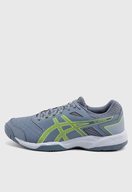 Tenis para Tennis Azul Grisáceo-Amarillo Neón asics GEL-Backhand