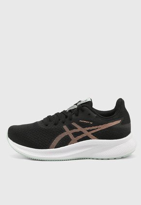 Tenis Running Negro-Beige-Verde Menta asics Patriot 13