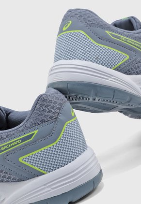 Tenis para Tennis Azul Grisáceo-Amarillo Neón asics GEL-Backhand