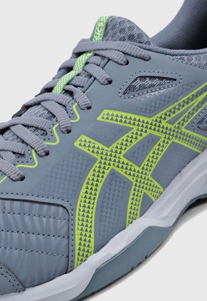 Tenis para Tennis Azul Grisáceo-Amarillo Neón asics GEL-Backhand