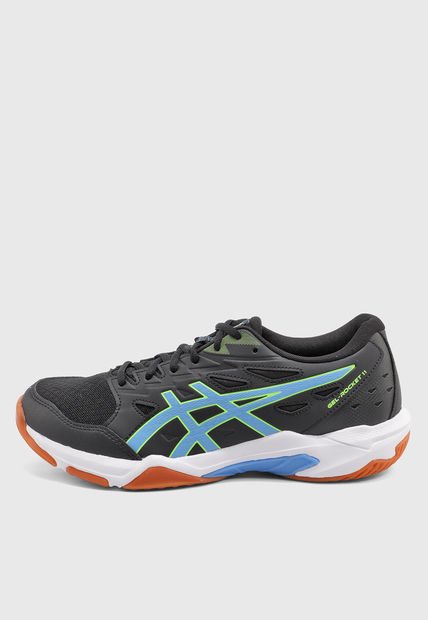 Tenis Volleyball Negro-Celeste asics Gel-Rocket 11