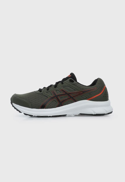 Tenis Running Verde Oliva-Negro-Naranja asics Jolt 3