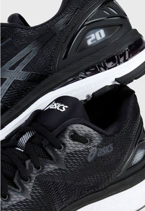 Tenis Running Negro-Blanco asics Gel Nimbus 20