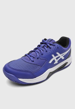 Tenis asics Dedicate 8 Clay Azul