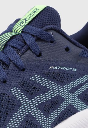 Tenis Lifestyle Azul-Menta Neón asics Patriot 13