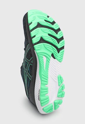 Tenis Running Negro-Verde Neón-Azul Petróleo asics Gel Kayano 29