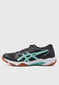 Tenis Volleyball Negro-Aguamarina asics GEL-Rocket 11 de Asics