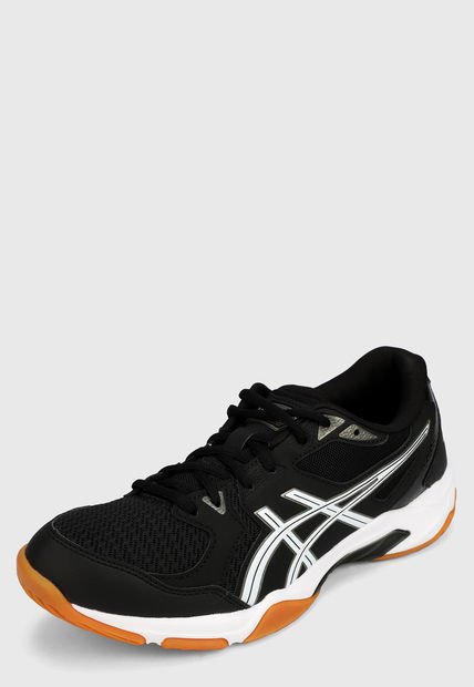 Tenis Volleyball Negro-Blanco asics  Gel-Rocket 10