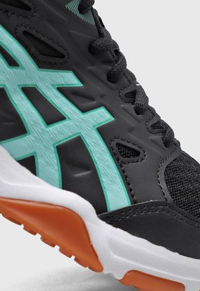 Tenis Volleyball Negro-Aguamarina asics GEL-Rocket 11