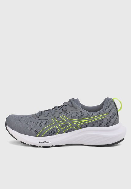 Tenis Running Gris-Blanco-Verde Claro asics Gel-Contend 9