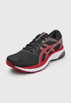 Tenis Running Negro-Rojo-Blanco asics Gel Sparta