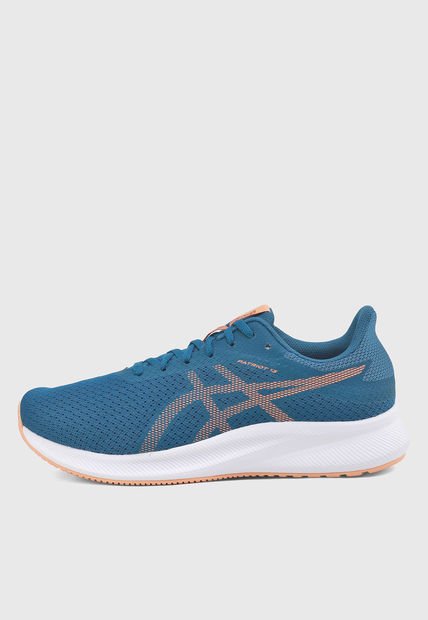 Tenis Running Azul Royal-Blanco-Naranja asics Patriot 13