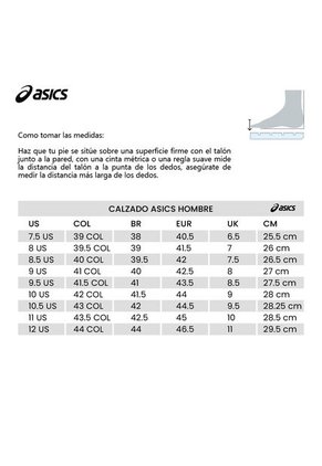 Tenis Asics Contend 9 Hombre-Azul