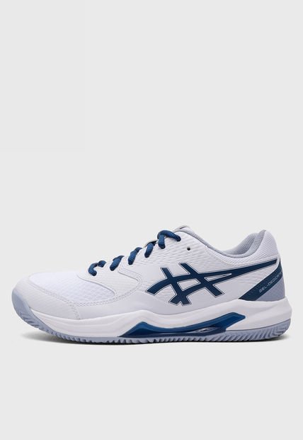 Tenis para Tennis Blanco-Azul asics GEL-Dedicate 8 CLAY