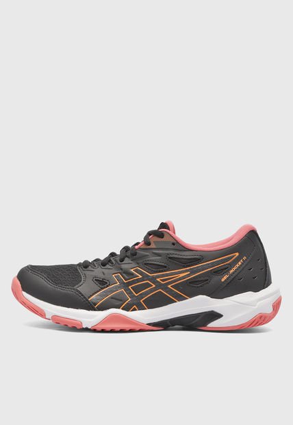 Tenis Volleyball Negro-Blanco-Coral asics Gel-Rocket 11