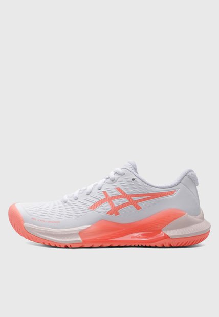 Tenis para Tennis Blanco-Coral Neón asics GEL-Challenger 14