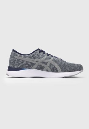 Tenis Lifestyle Gris-Azul Navy-Blanco asics Streetwise