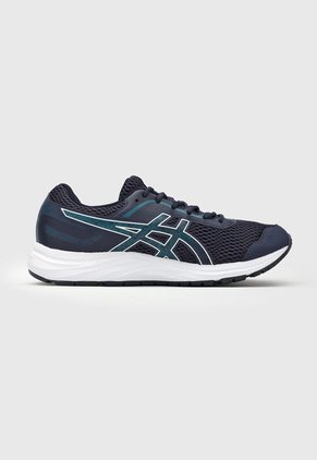 Tenis Running Azul Navy-Azul Petróleo-Blanco asics Kabuki