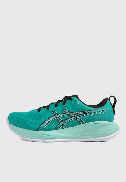 Tenis Running Turquesa-Negro asics GEL-Cumulus 27