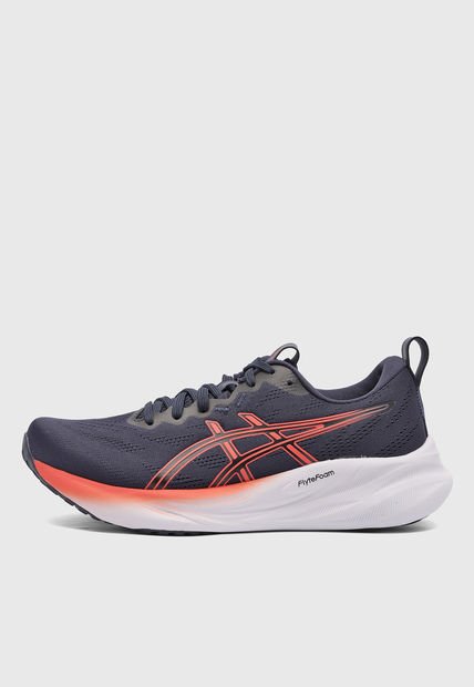 Tenis Running Azul Oscuro-Blanco-Naranja asics Gel-Pulse 16