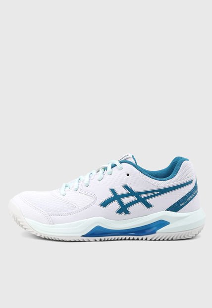 Tenis para Tennis Lila-Blanco-Verde Menta asics Gel-Dedicate 8 Clay