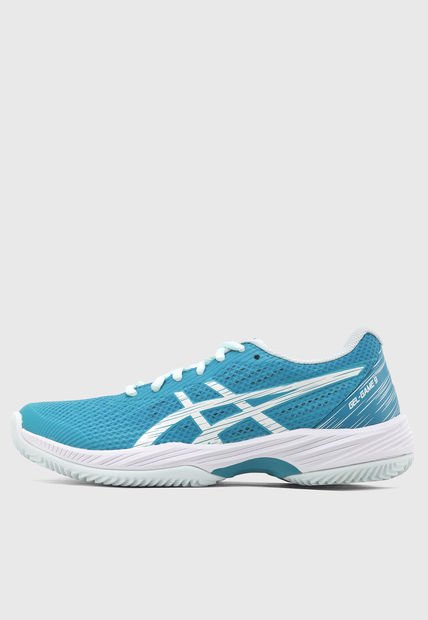 Tenis para Tennis Azul Turquesa-Blanco-Verde Menta asics Gel-Game 9