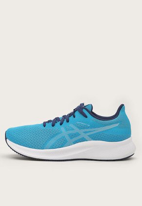 Tenis Running Celeste-Azul Navy-Blanco asics Patriot 13
