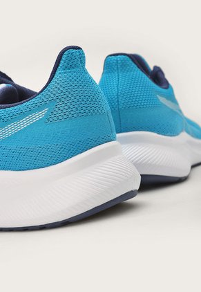 Tenis Running Celeste-Azul Navy-Blanco asics Patriot 13